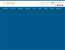 Tablet Screenshot of malloca.com